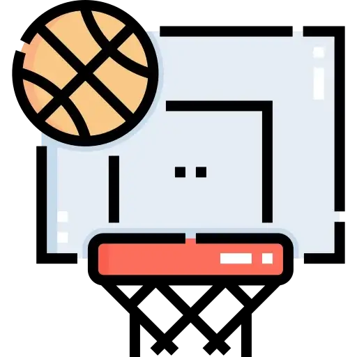 Basketball court at Noida Sports City